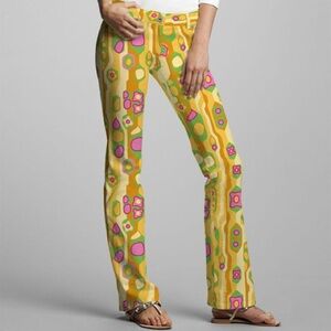 Loudmouth Women's Sock it To Me Bottoms in Yellow and Pink